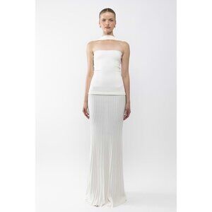 NWT ARAKII DRESS WHITE MEL SIZE L